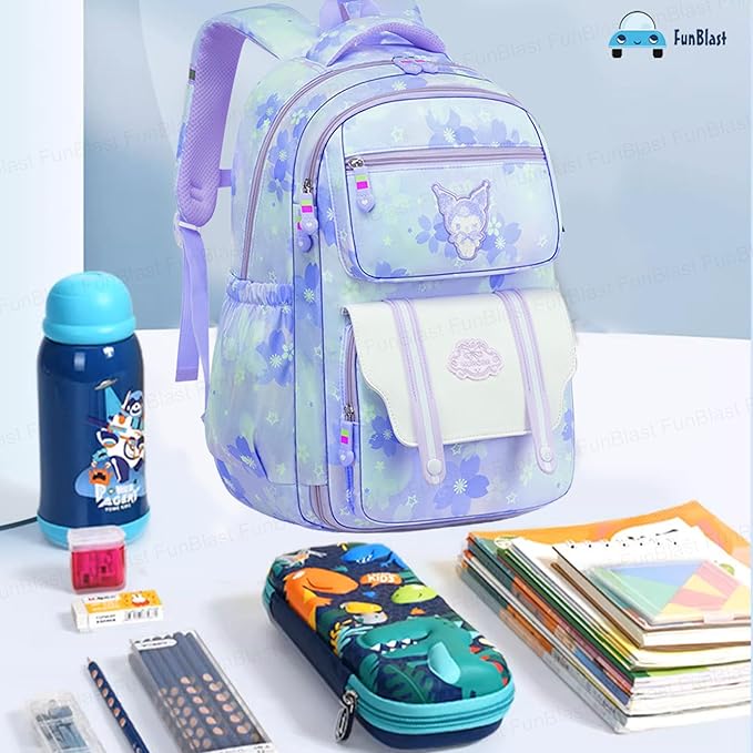 Kawaii School Backpack for Girls - Multifunctional Large Capacity Elementary School bag for Girls (45 X 30 X 20 CM)