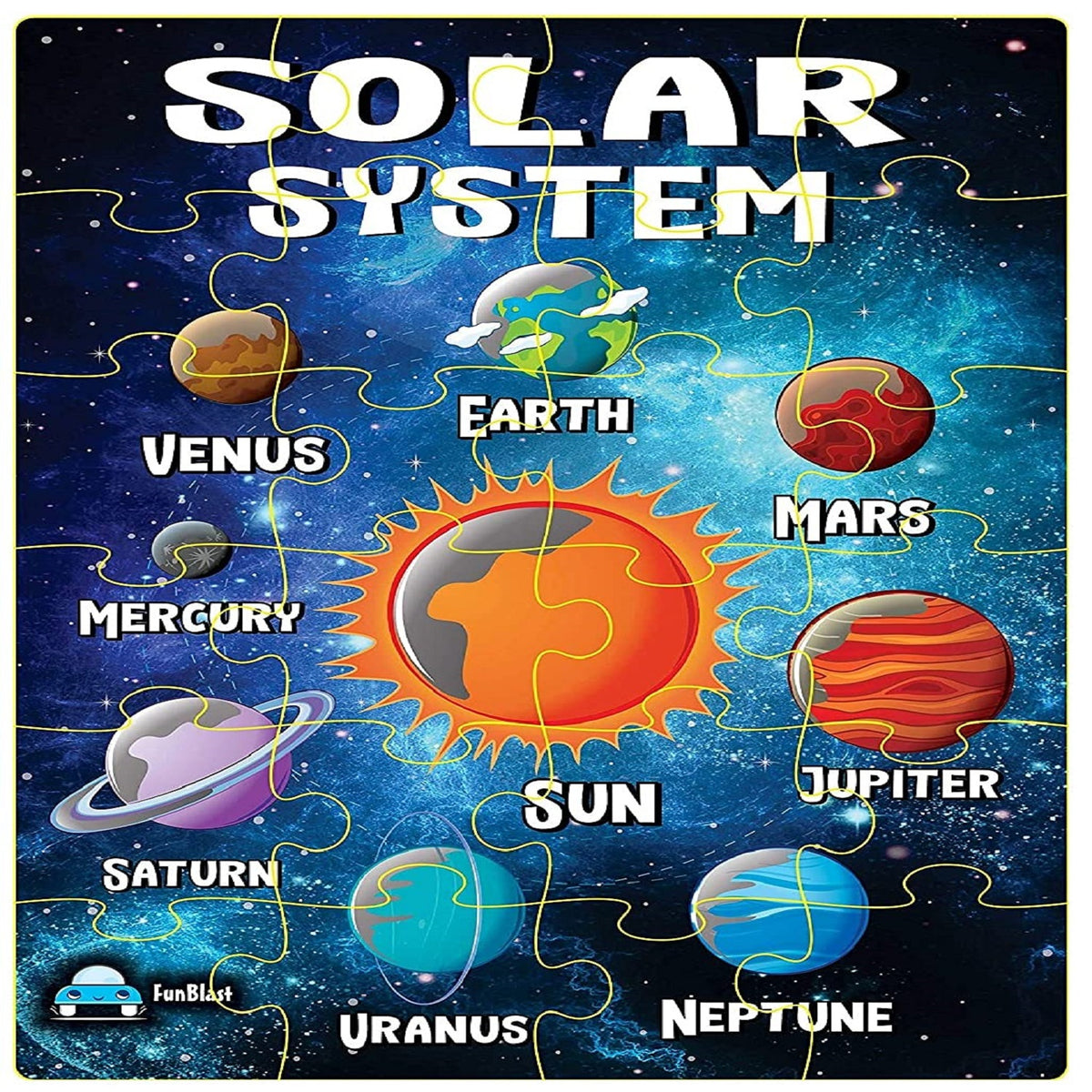 Solar System Jigsaw Puzzle for Kids Jigsaw Puzzle for Kids of Age 4-5 Years (Size 30X22 cm)