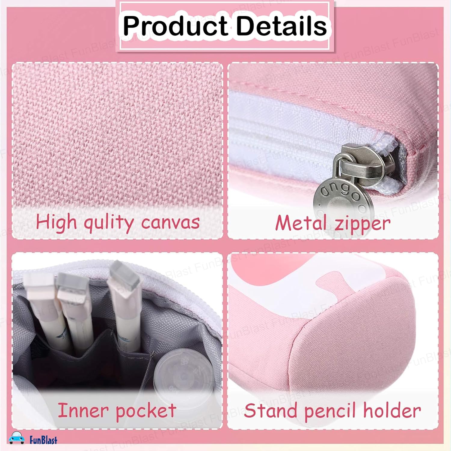 Boba Pop-Up Stationery Organizer for Kids (Bunny)