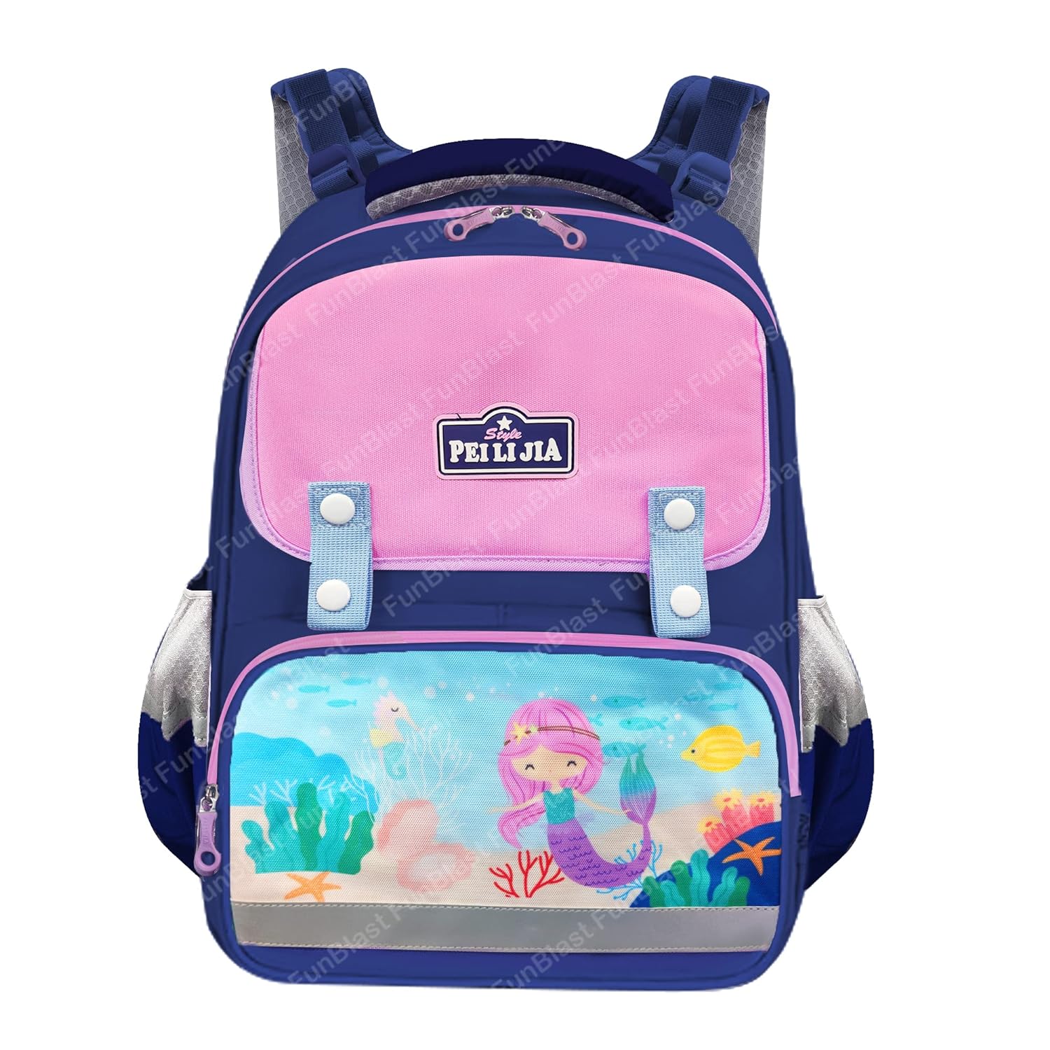 School Bag for Girls - Mermaid School Bag for Girls, Travel Backpack, Multipurpose Bag for Girls, Casual Bag for Teens, Picnic Bag for Girls (41 X 29 X 13 CM)