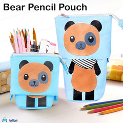 Boba Pop-Up Stationery Organizer for Kids (Bear)