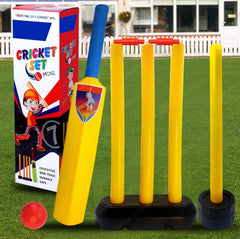 Cricket Kit for Kids Cricket Kit for Boys Cricket Set with Bat, Stumps & Ball, Sports Games for Kids 3+ Years