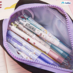 Cartoon Design Multipurpose Zipper Pouch for Kids (Purple)