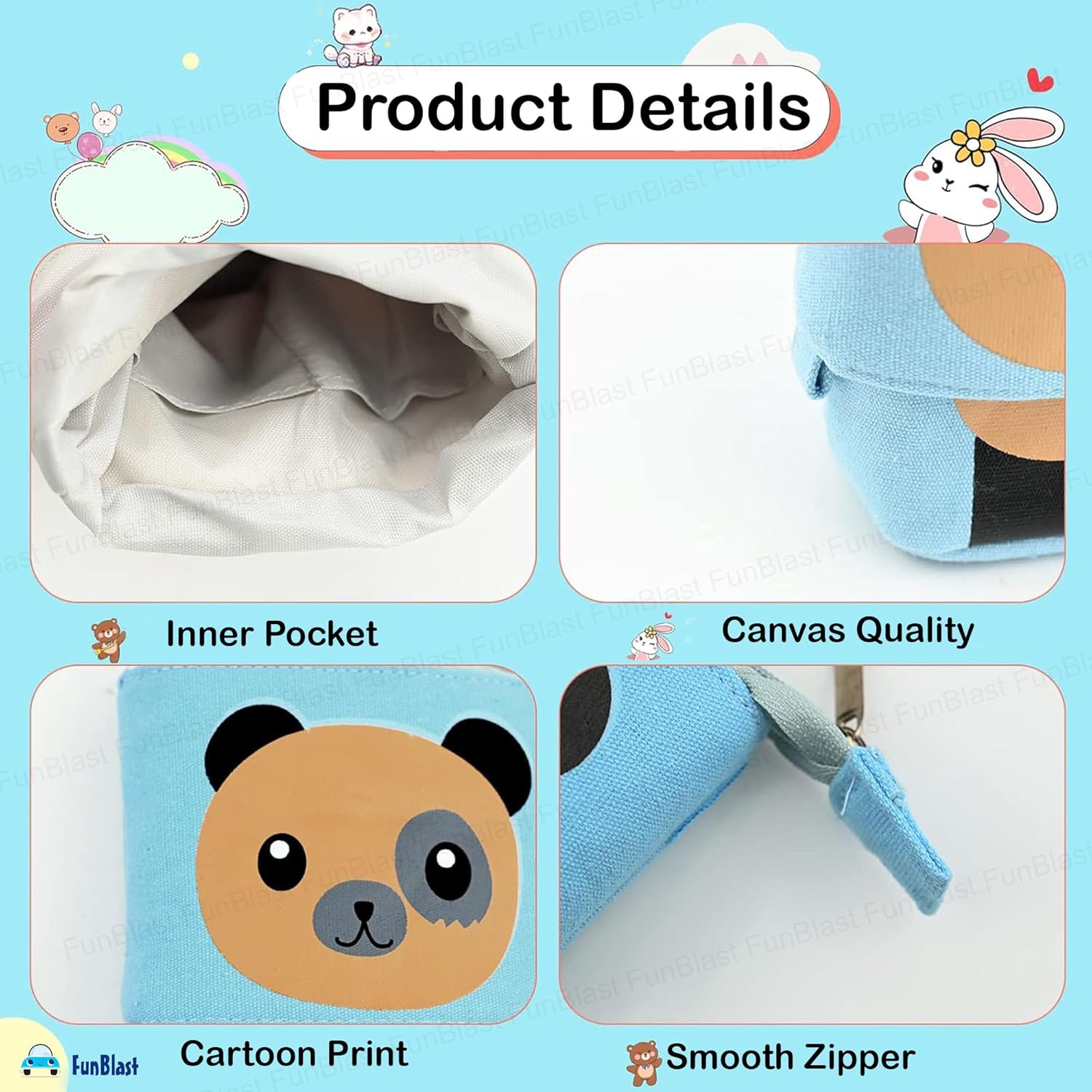 Boba Pop-Up Stationery Organizer for Kids (Bear)