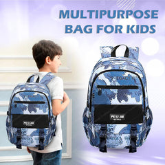 School Bags for Boys, Lightweight School and College Bags, Multipurpose Large Capacity Bag for Boys Girls Kids, Travel Bag, Picnic Bag (46 X 34 X 20 CM)