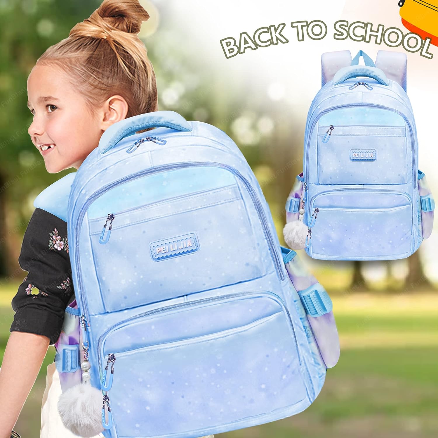 School Bag School Backpack College Backpack Travel Backpack Office Backpack Multipurpose Backpack Picnic Bag for Boys & Girls (46 X 34 X 20 CM)