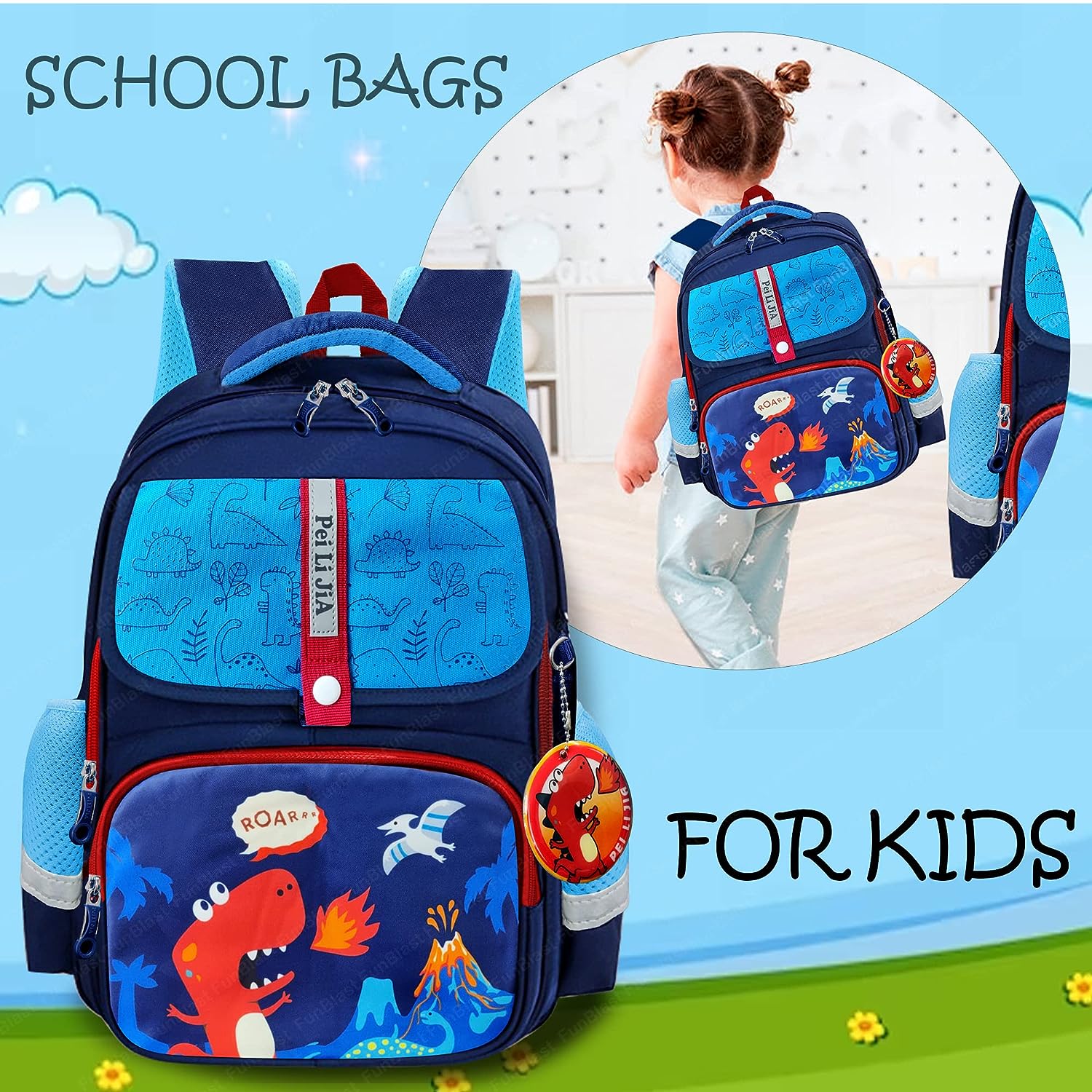 16142 KIDS SCHOOL BAG – Sreeleathers Ltd