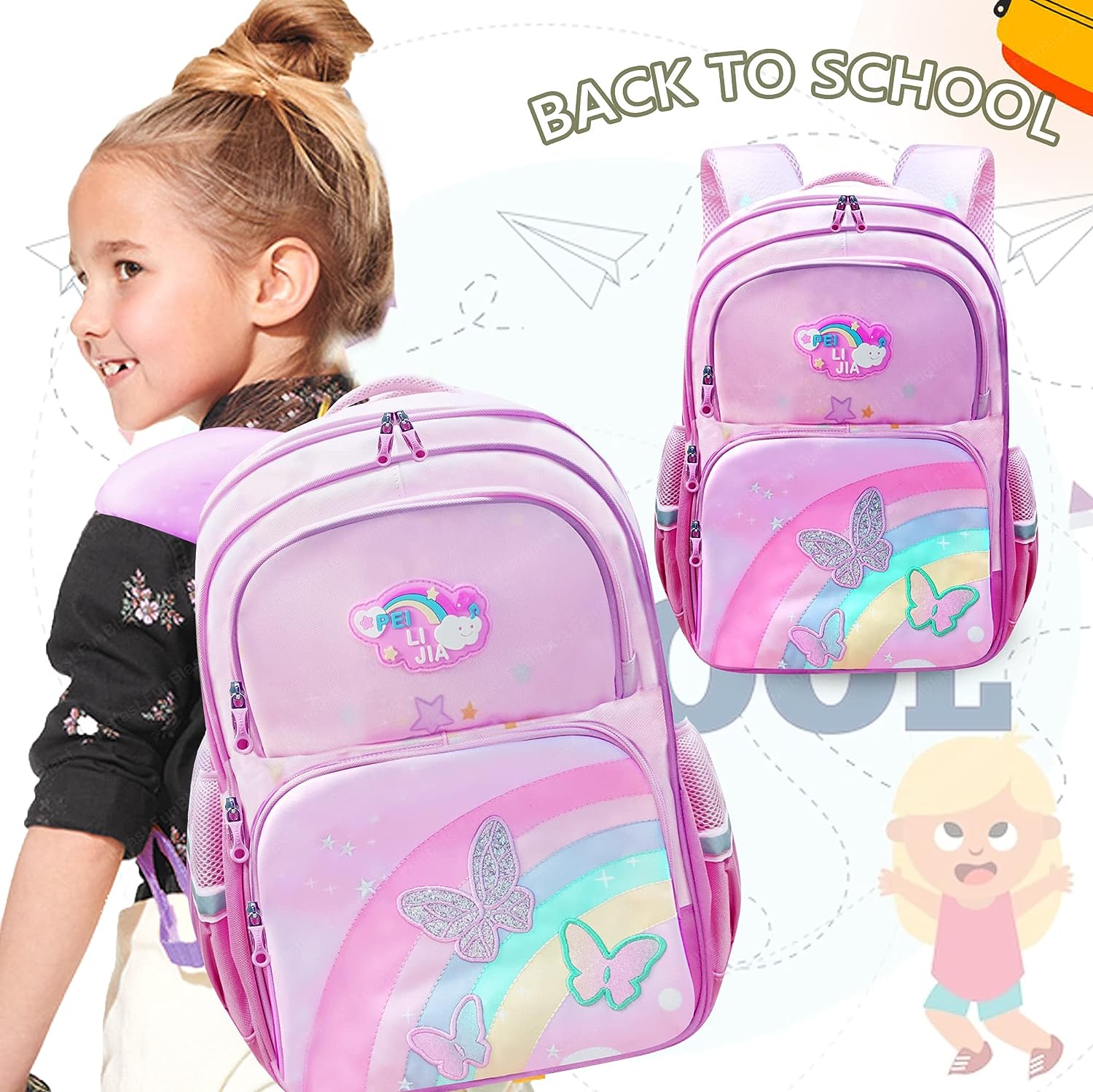 Baby girl school online bags