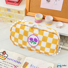 Large Capacity Aesthetic Stationery Organizer for Kids & Adults (Yellow)