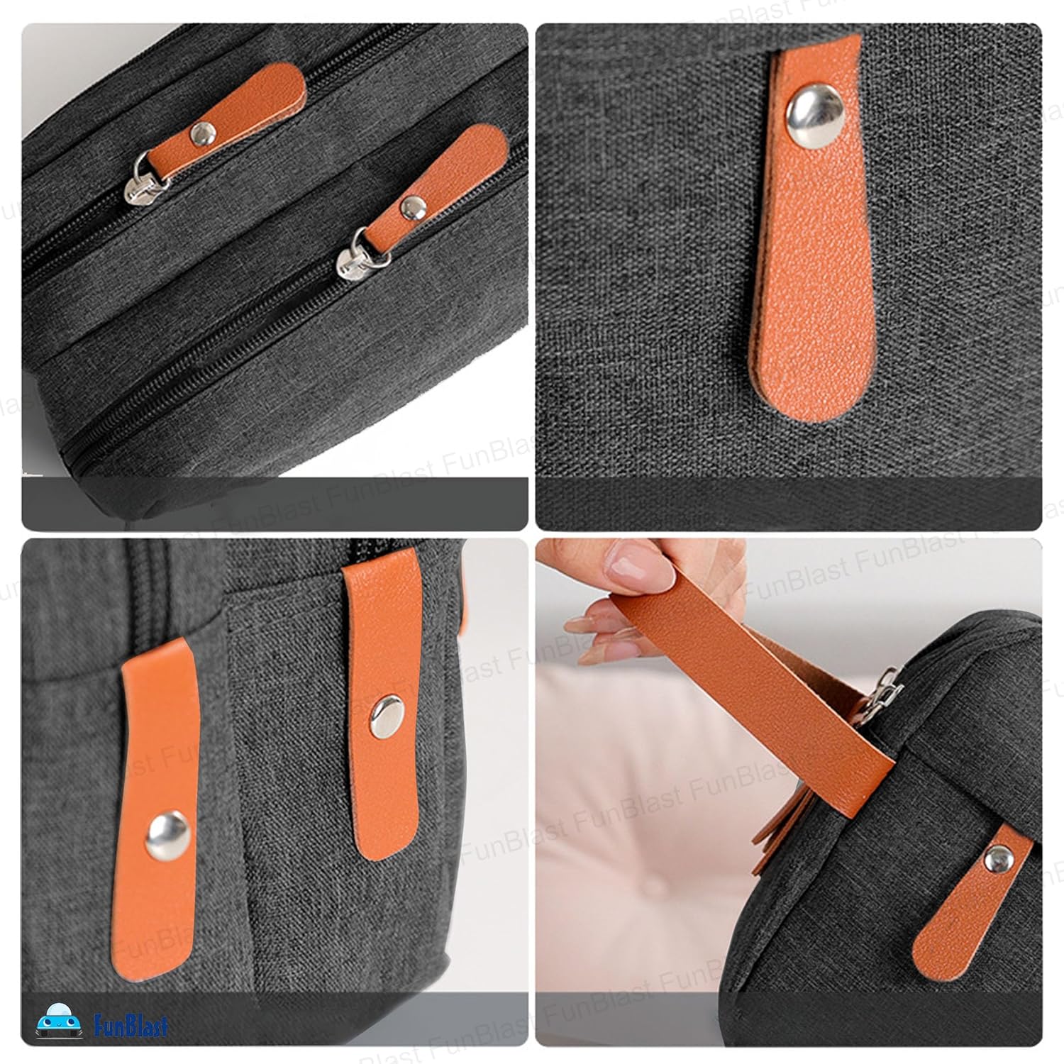 Travel Organizer Pouch for Men & Women (Black)