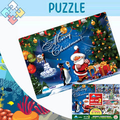 Kids Puzzles for Kids, Merry Christmas Jigsaw Puzzle for Kids of Age 3-5 Years, 24 Pcs Puzzle (Size 30X22 CM)