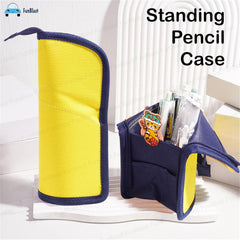 Korean Boba Pop Up Stationery Organizer Pencil Pouch for Kids (Yellow)