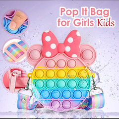 Sling Bag for Girls Crossbody Bag for Kids Sling Bag with Keychain for Girls, Sling Bag for Girls Coin Purse for Girls