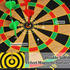 Magnet Dart Board Game for Kids, Double Sided Magnet Dart Board with Darts, Size – 12 Inches