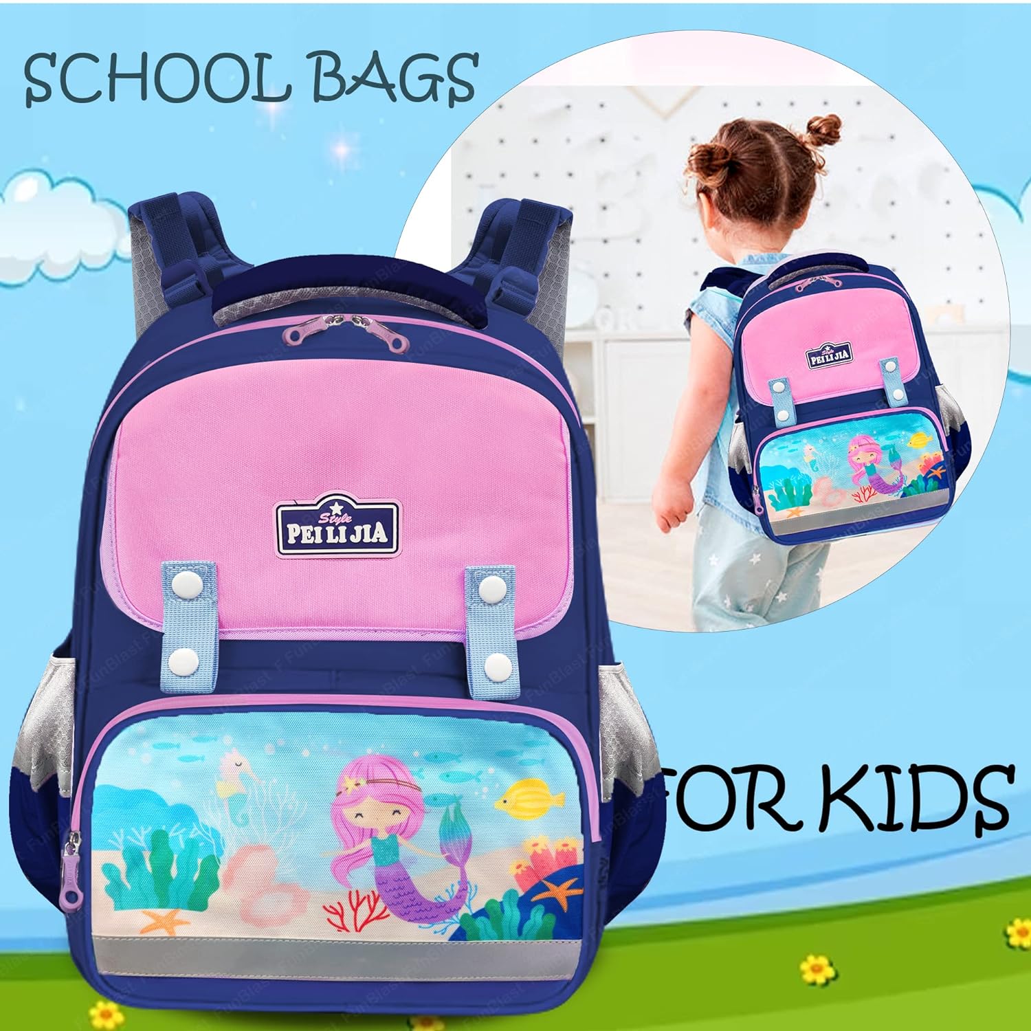 Mermaid hotsell school bag