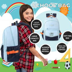 School Bags for Boys, School Bag for Student, School and College Bags, Lightweight Large Capacity Bag for Boys Girls Kids, Travel Bag, Picnic Bag (46 X 34 X 20 CM)