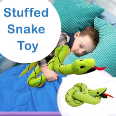 Jumbo Snake Soft Toys - Plush Animal Figure Toys for Kids Boys and Girls/Best Gift Soft Toy, Home Decoration Soft Toy, Stuffed Snake Toy (7 Feet Long)