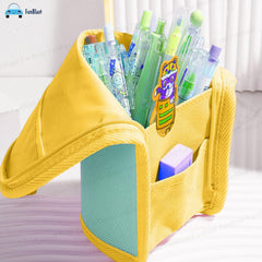 Korean Boba Pop Up Stationery Organizer Pencil Pouch for Kids (SkyBlue)