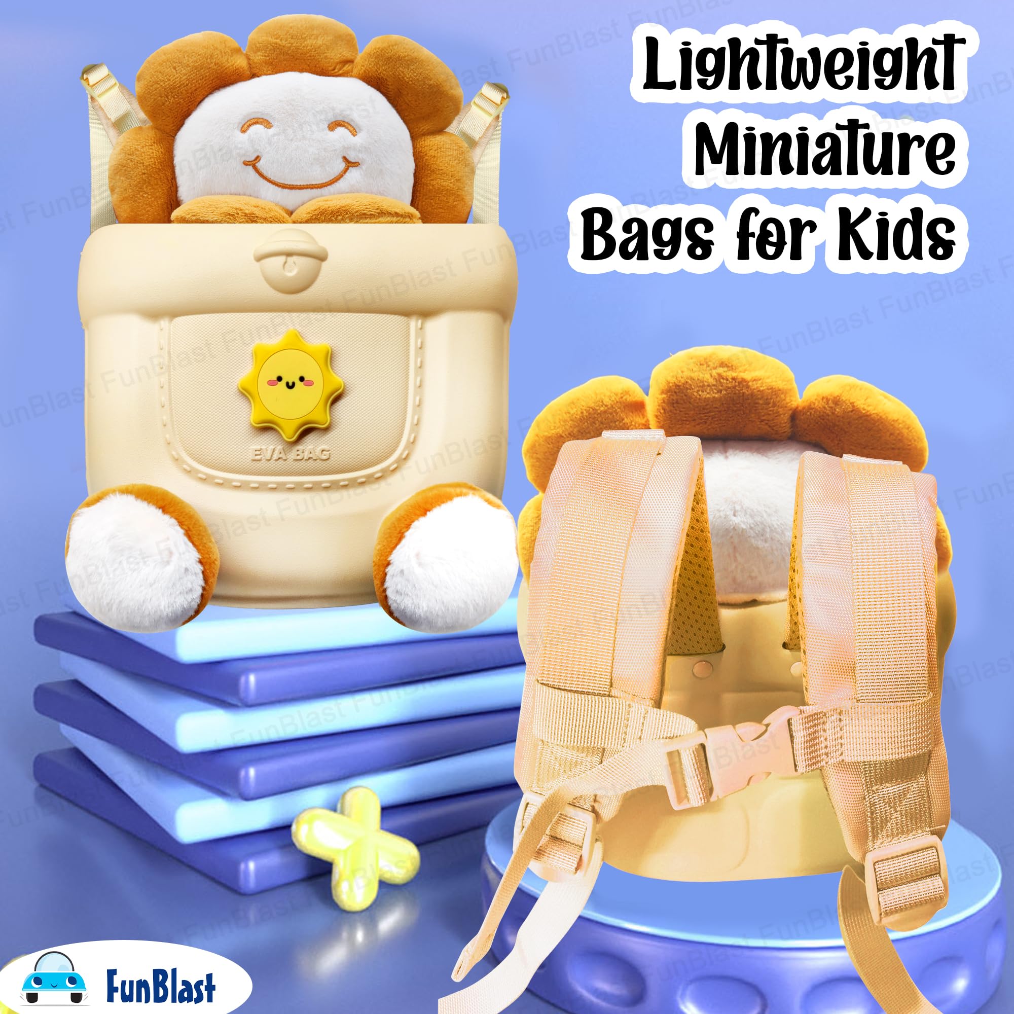 Bagpack for Children – Eva Cartoon Bag for Pre-Schoolers Kids, Small Picnic Bag (22 X 17 X 28 Cm)