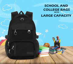 School Bag - School Backpack, College Backpack, Travel Backpack, Office Backpack, Multipurpose Bag for Kids, Casual Bagpack, Picnic Bag for Boys & Girls (46 X 34 X 20 CM)