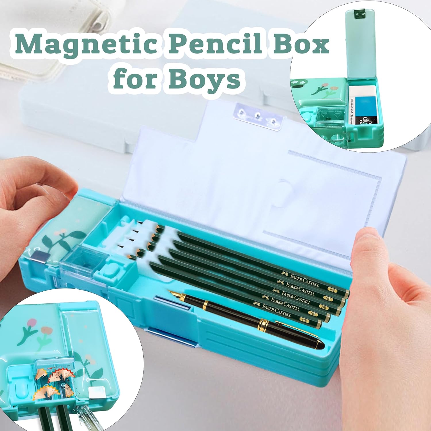 Multifunctional Pencil Box for Kids, Space Pencil Box for Boys, Magnetic  Pencil Box for Boys, Pop up Pencil Box