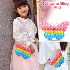 Sling Bag for Girls Crossbody Bag for Kids Sling Bag with Keychain for Girls, Sling Bag for Girls Coin Purse for Girls