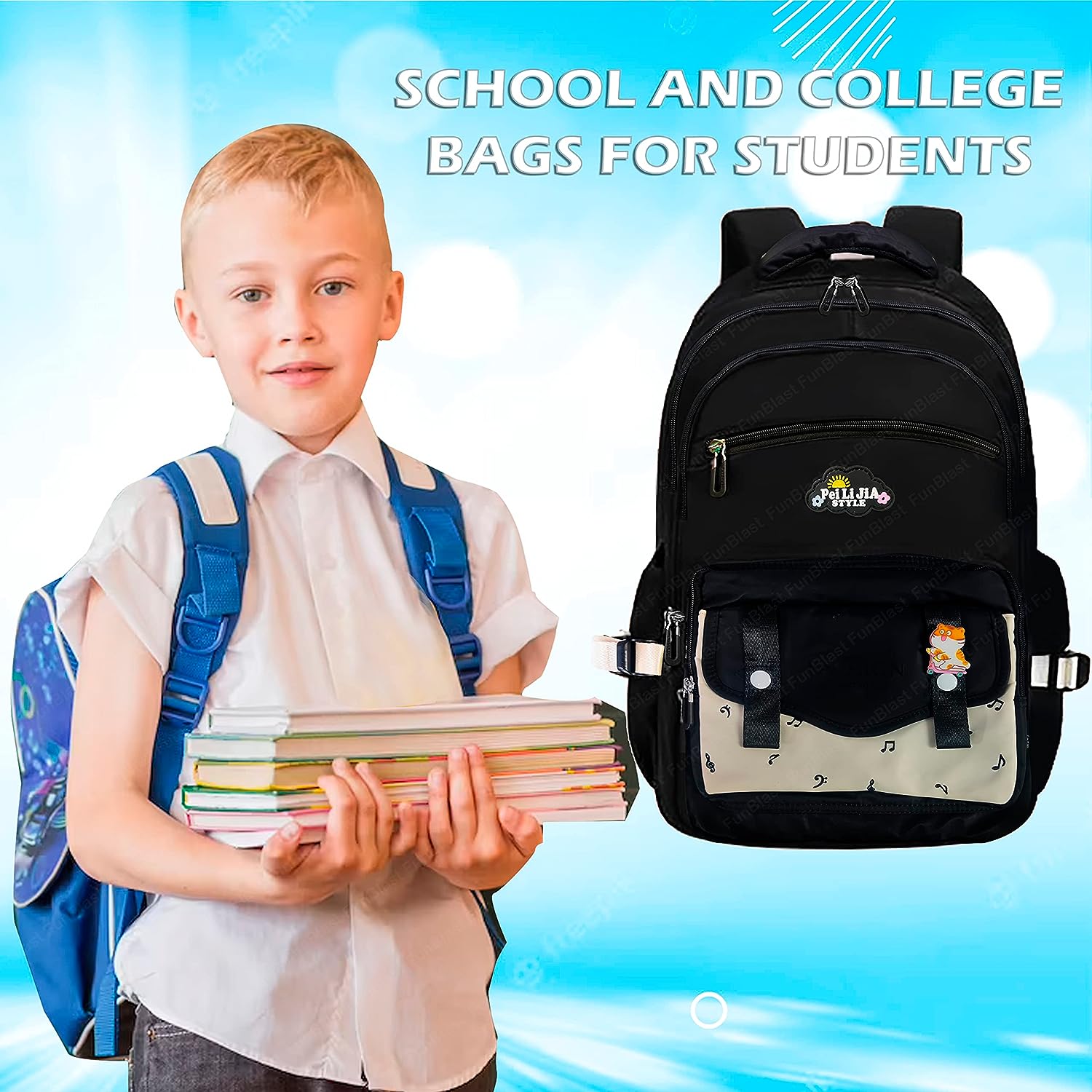School, Office, Casual Multipurpose Backpack - School and College ...