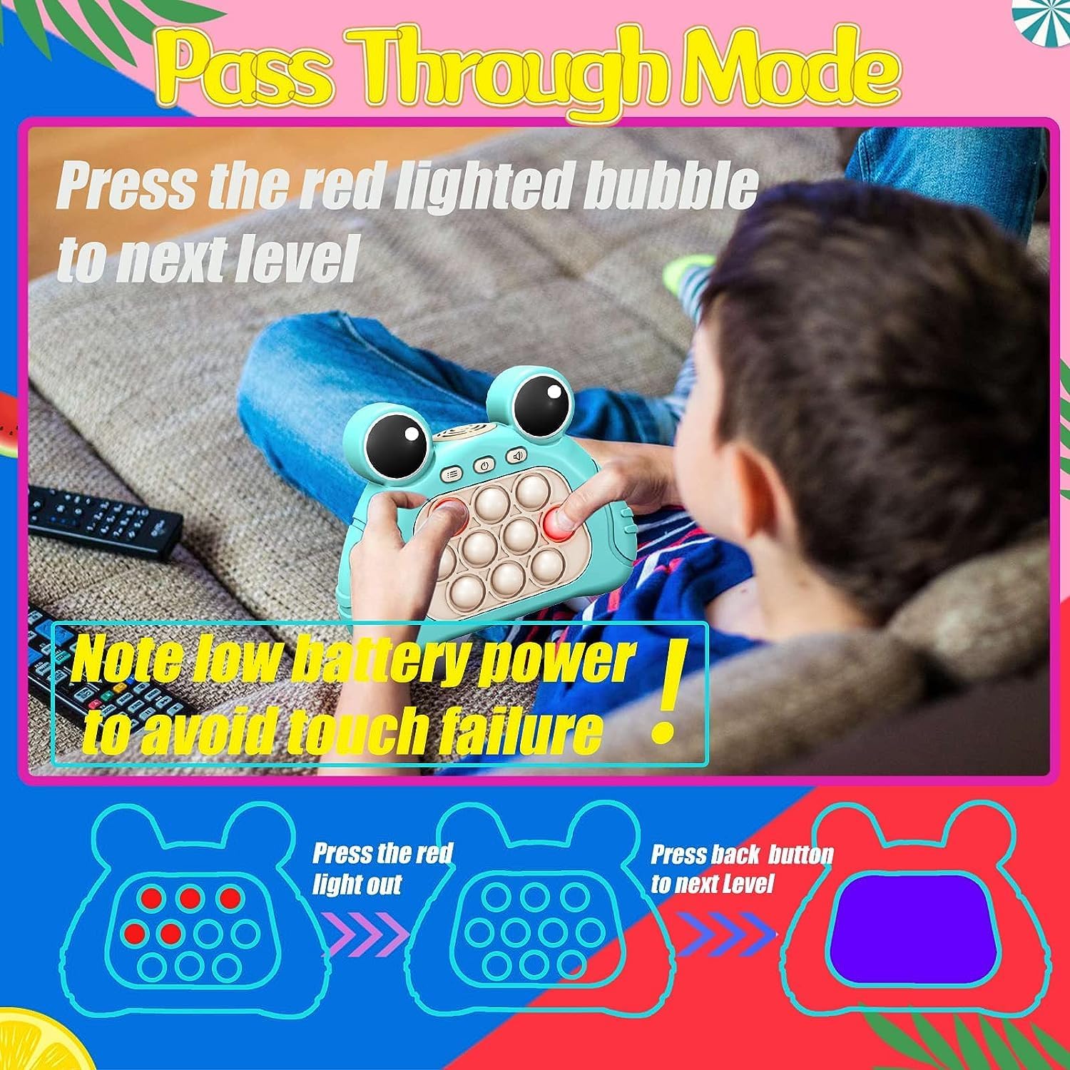 Fast Push Intelligent Game – Pop Up Musical Toys for Kids, Sound Toys for Kids, Infant Toys, Children Activity Toys, Kids Toys, Electronic Toys for Kids, Birthday Gifts for Kids