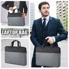 Laptop Bag with Hand Strap – Note Book Bag, Laptop Carry Bag, Multipurpose Messenger Bag for Men, Women and College Students