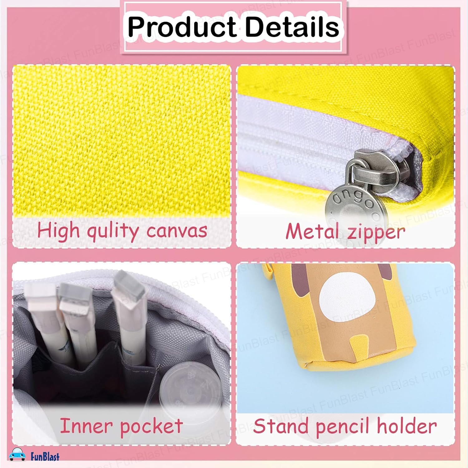 Boba Pop-Up Stationery Organizer for Kids (Lion)