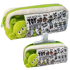Cartoon Design Multipurpose Zipper Pouch for Kids (Green)