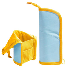 Korean Boba Pop Up Stationery Organizer Pencil Pouch for Kids (SkyBlue)