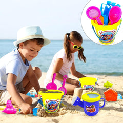 Plastic Beach Castle Water Tools Toys Sand Game - Kids Beach Toys, Sand Toys for Kids -Multicolor