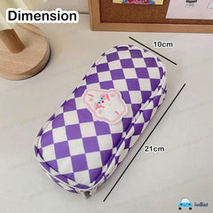 Large Capacity Aesthetic Stationery Organizer for Kids & Adults (Purple)