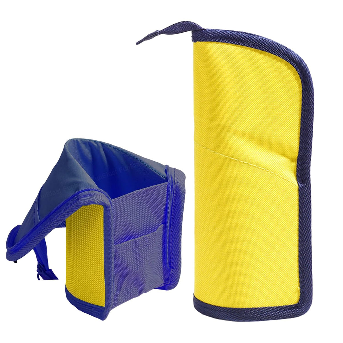 Korean Boba Pop Up Stationery Organizer Pencil Pouch for Kids (Yellow)