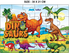 Dinosaur Jigsaw Puzzle for Kids – Educational Puzzle Toys Learning Jigsaw Puzzle, Floor Puzzle for 3+ Years Old Boys (72 Pcs)