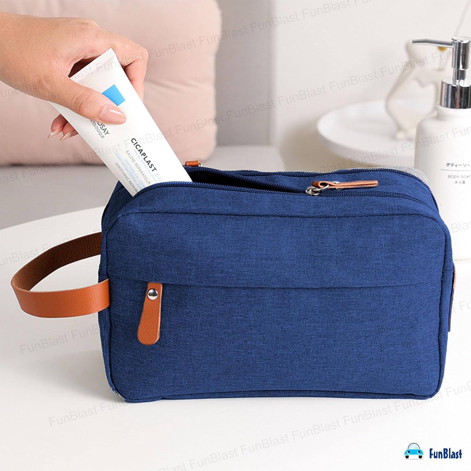 Travel Organizer Pouch for Men & Women (Blue)