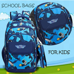 School Bags for Boys – Space Print Bagpack for Kids, College Bag, Casual Bag, School Bag, Backpack for Kids, Lightweight School Bags, Travel Bag, Picnic Bag (41 X 30 X 14 CM)