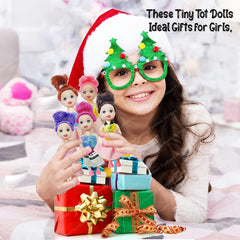 Doll Toys for Kids, (Pack of 5 Pcs)- Small Doll for Girls- 10 CM Cute Realistic Dolls for Girls, Dolls for 3+ Years Girls