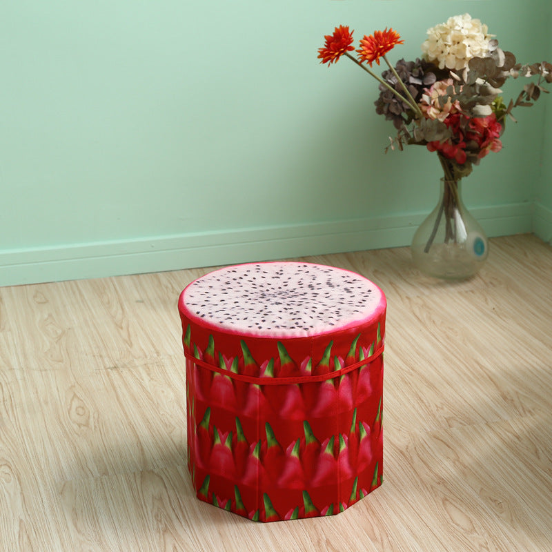 Multi-Functional Folding Storage Ottoman Box Organizer Cum Stool with ...