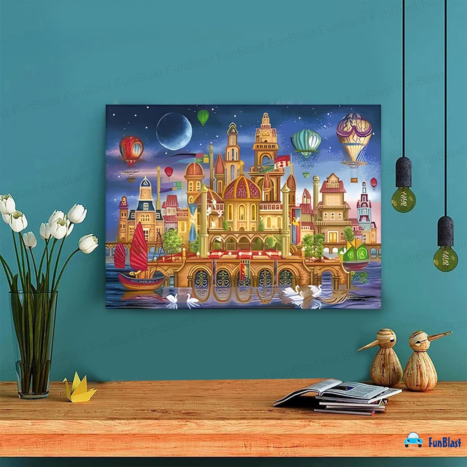 5D Diamond Painting Kit for Kids and Adults - 12x16inch Suitable for Home Leisure and Wall Decoration, Gift for Kids and Adults (Monument)
