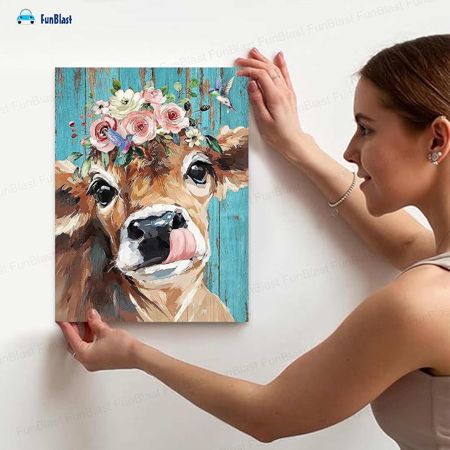 5D Diamond Painting Kit Includes Colourful Diamonds DIY Art and Craft Kit for Kids and Adults Suitable for Home Leisure and Wall Decoration (30 X 40 Cm)
