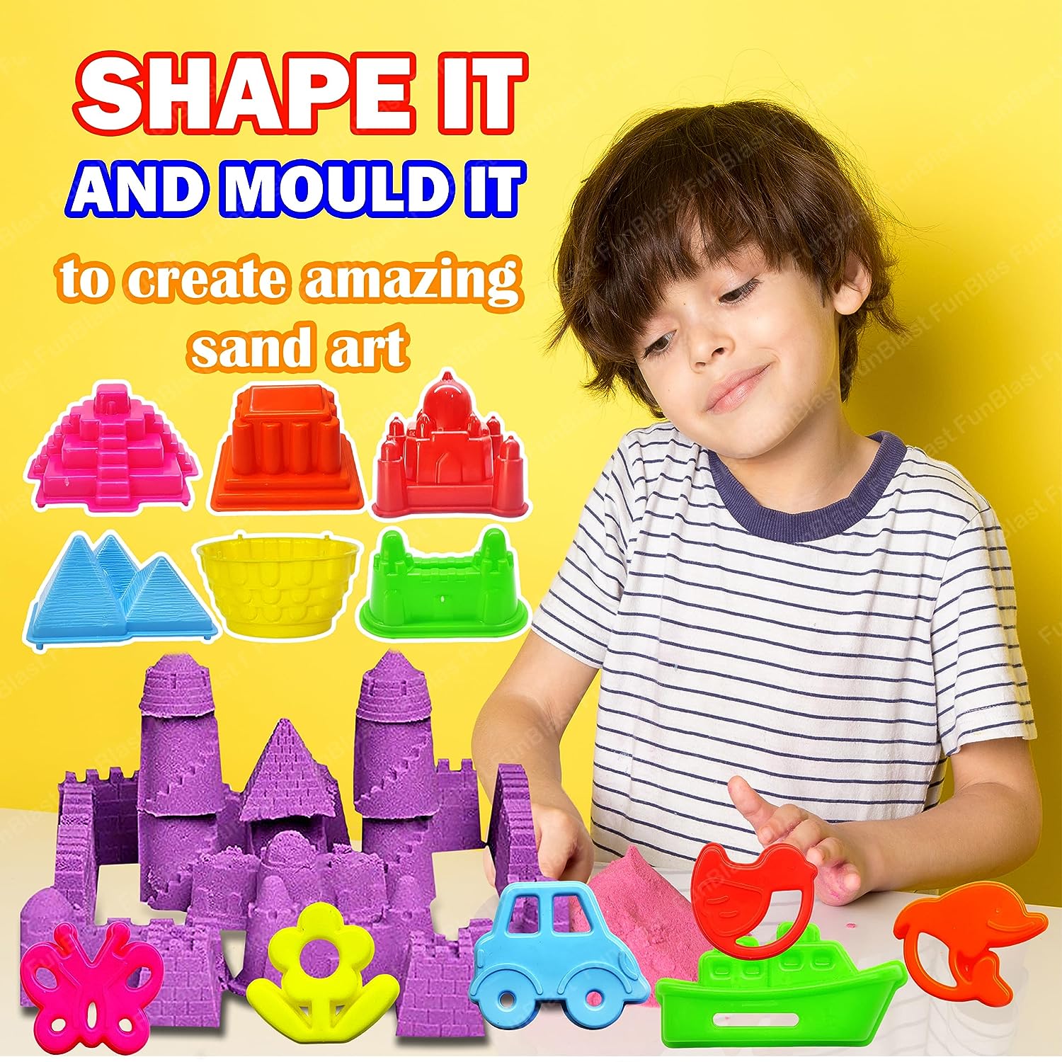 Creative Sand for Kids with Mould