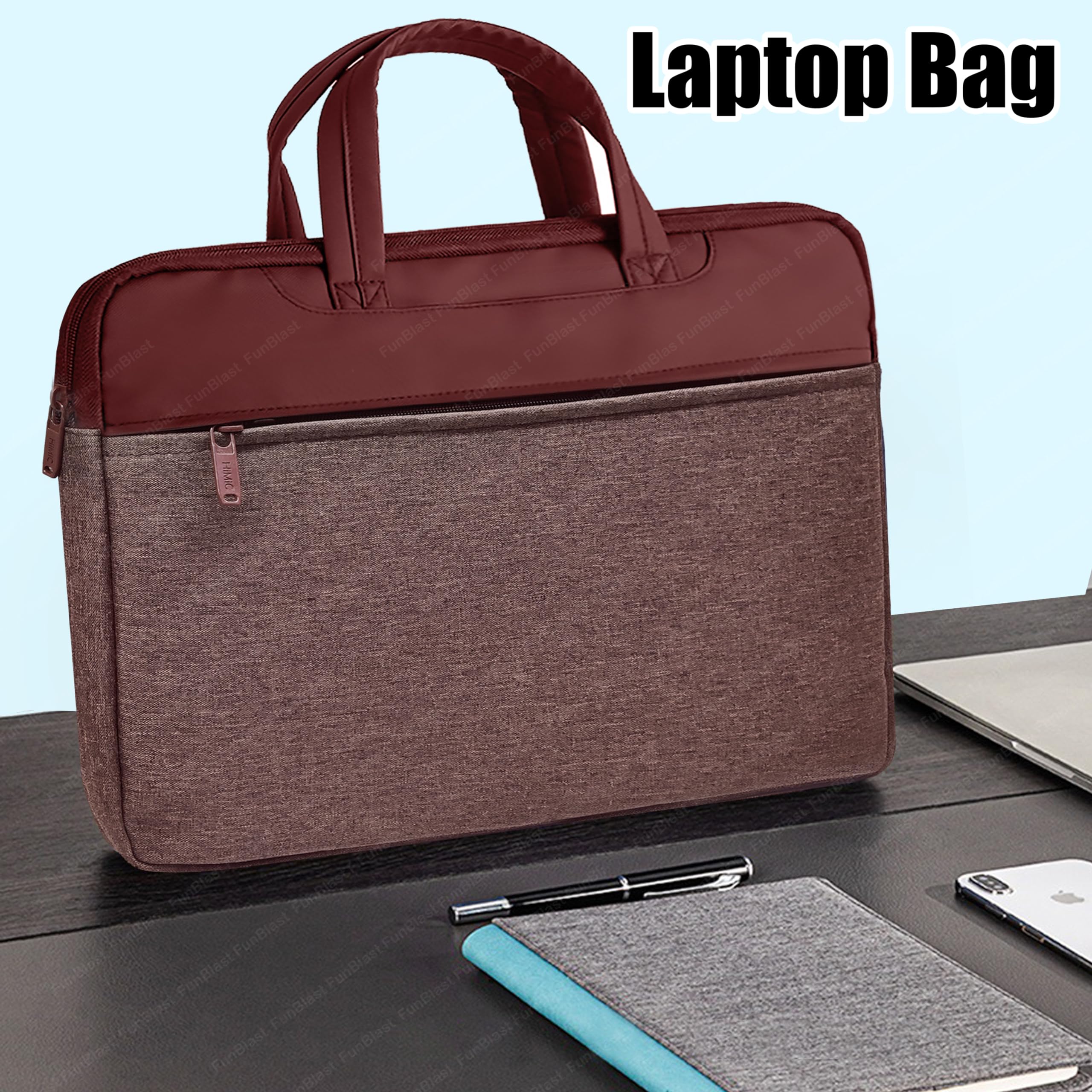 Laptop Bag with Hand Strap – Note Book Bag, Laptop Carry Bag, Multipurpose Messenger Bag for Men, Women and College Students