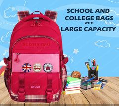 School Bagpack for Children - School and College Bag with Padded Shoulders, Multipurpose Bag for Children & Adults, Office Bag, Travel Backpack, Casual Bags (46 X 30 X 20 CM)