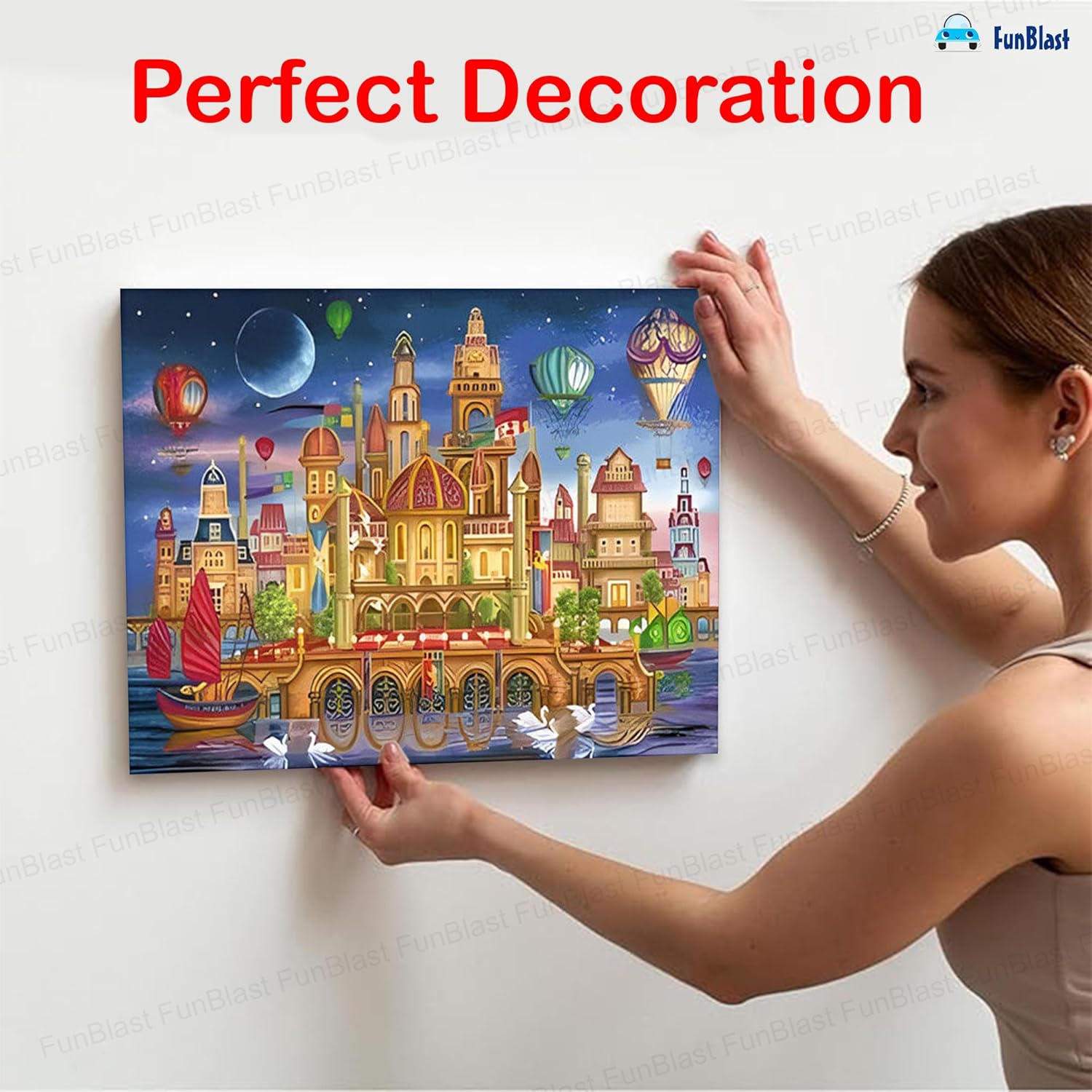 5D Diamond Painting Kit for Kids and Adults - 12x16inch Suitable for Home Leisure and Wall Decoration, Gift for Kids and Adults (Monument)