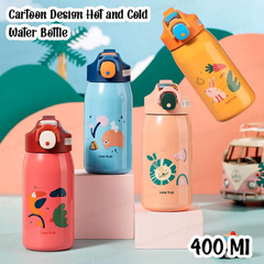 Insulated Stainless Steel Bottle Hot and Cold Water Bottle for Kids – 400 ML