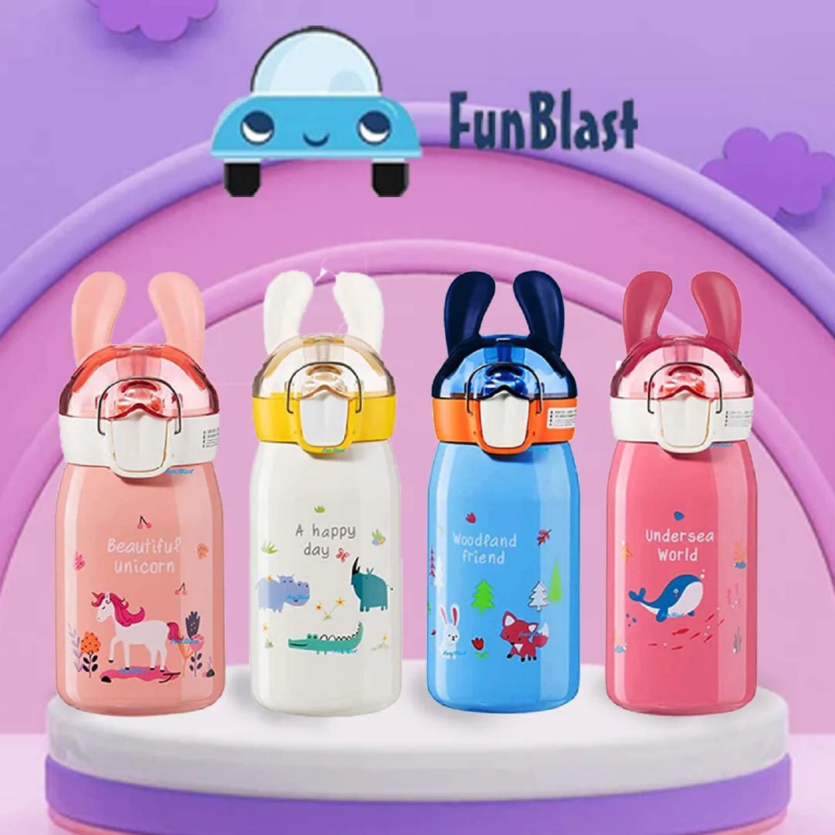 Insulated Stainless Steel Bottle Hot and Cold Water Bottle for Kids – 400 ML